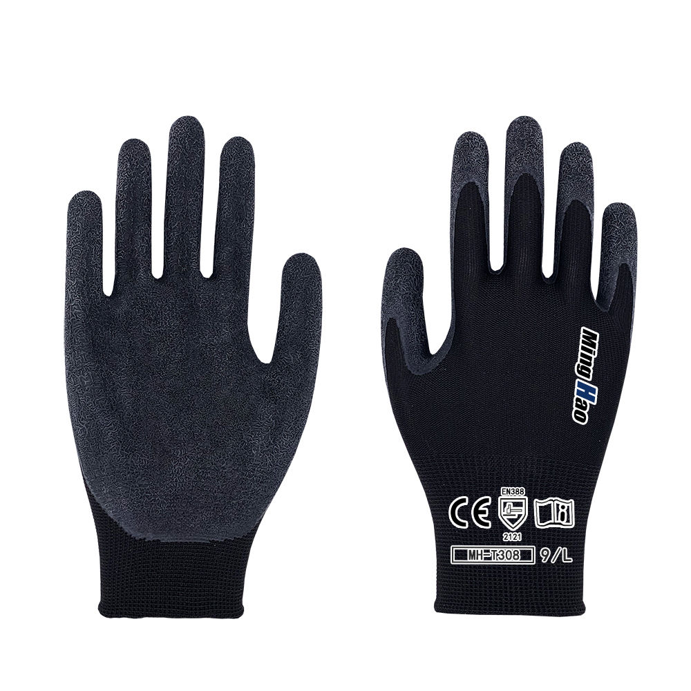 Nylon latex wrinkling gloves